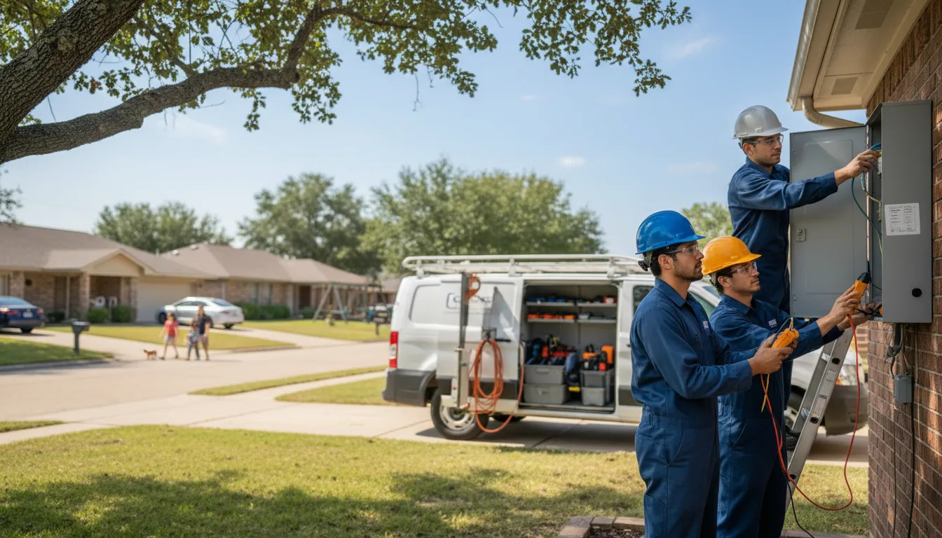 Certified electrician providing emergency electrical services in Catarina, TX